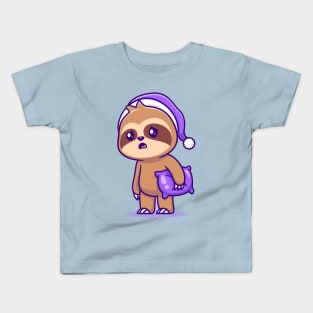 Sleepy Sloth Slumber Kids T-Shirt